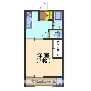 グリーンハウス【203号室】の間取り
