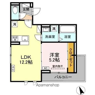 LUANA本山【2階】の間取り
