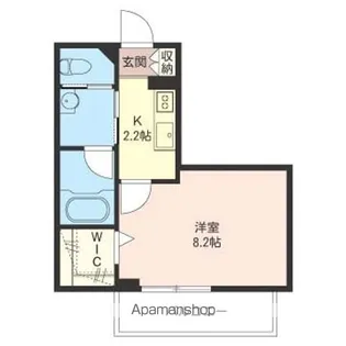 ヴィアコルディス【301号室】の間取り