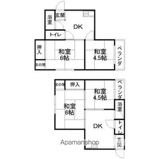 コーポ森【2階】の間取り