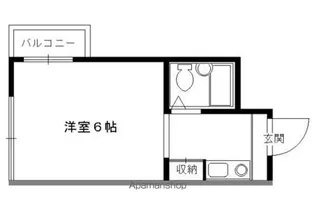 CASA22【405号室】の間取り