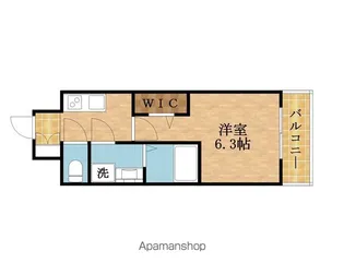 ファーストフィオーレ京橋ブレイニー【9階】の間取り