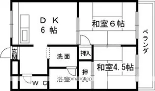 コーポいろは【206号室】の間取り
