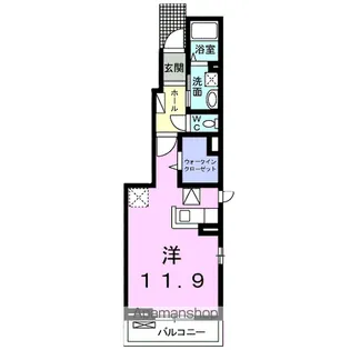 PINE BREEZE壱番館【1階】の間取り