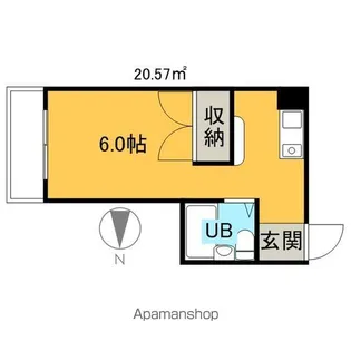 メゾン・ド・ピエール【101号室】の間取り
