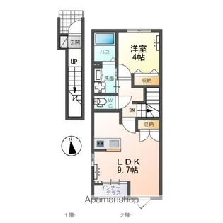 仮)大塚町アパートA棟【2階】の間取り