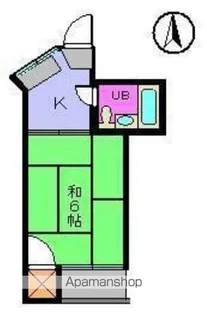 コーポ土居田【1階】の間取り