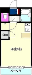 BIGAPPLE(ビッグアップル)【202号室】の間取り