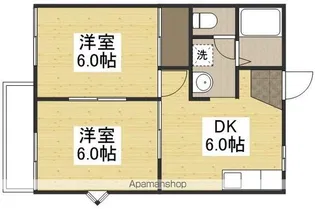 藤田コーポⅡ【2階】の間取り