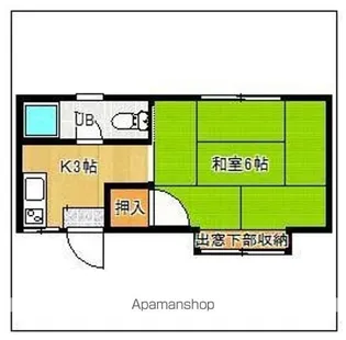 コーポ歩【2階】の間取り