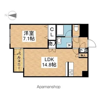 グランデージ泉【4階】の間取り