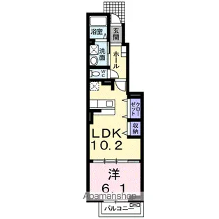 パインフィールド【1階】の間取り