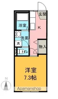 ビューハウス21【A102号室】の間取り