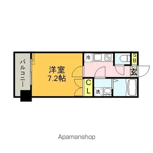 サヴォイ グランデ ウォーターサイド【910号室】の間取り