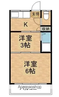 いつみ荘【12号室】の間取り