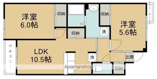 コンフォール【1階】の間取り