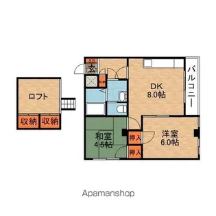 シャルマン星田【3階】の間取り