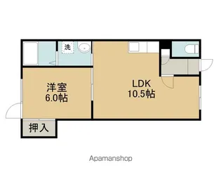 ロイヤルハイム青雲C【103号室】の間取り