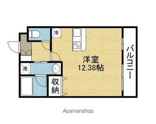 ヴィクトワール放出【2階】の間取り