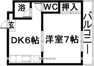 昌和鳳【310号室】の間取り