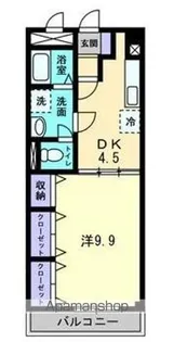 プリムローズ・K【103号室】の間取り