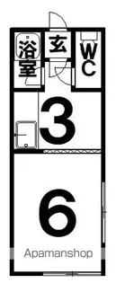 光陽ハイツ【208号室】の間取り