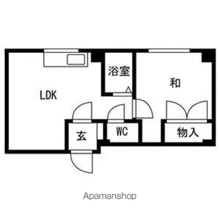 ハイムコメット【418号室号室】の間取り