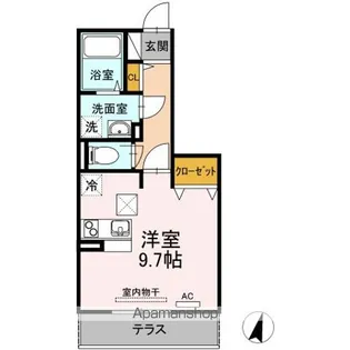 グラード入船【1階】の間取り