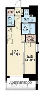 スプランディッド南千住DUE【803号室】の間取り