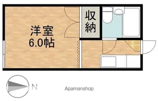 河合コーポA【206号室】の間取り