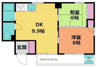 高橋ビル【202号室】の間取り