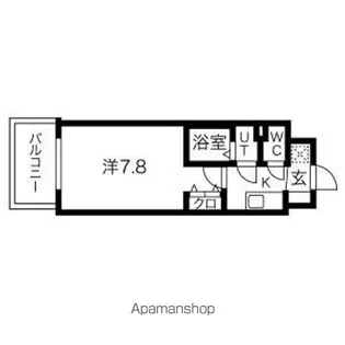 フォーリアライズ北三国ヶ丘【608号室】の間取り