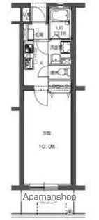 ルシェリア原島【1階】の間取り