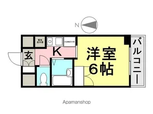 クレセール【806号室】の間取り