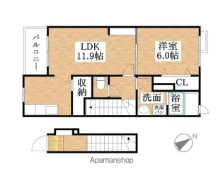 サン フローラMP【2階】の間取り