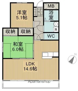 ドリームA【3階】の間取り