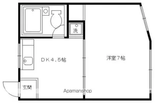 ハイツレスポアール【2-B号室】の間取り