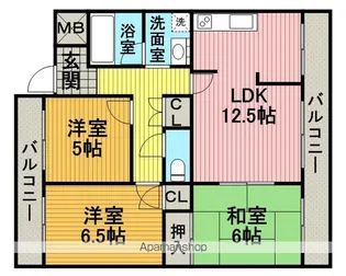 カーサエクセレント【201号室】の間取り