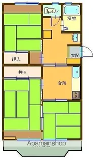 シャルムスズエ【2階】の間取り