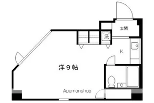 スタジオーネ桂【406号室】の間取り