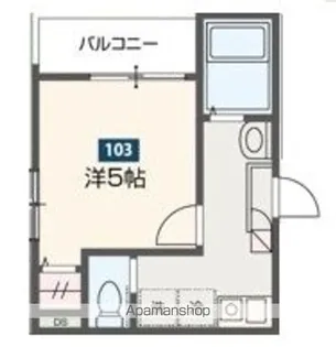 MELDIA江戸川【1階】の間取り
