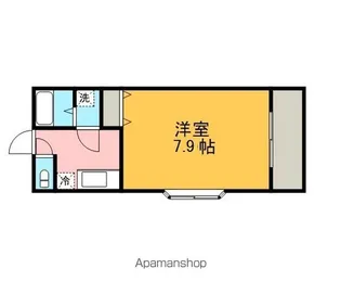 オンフィールド横浜【201号室】の間取り