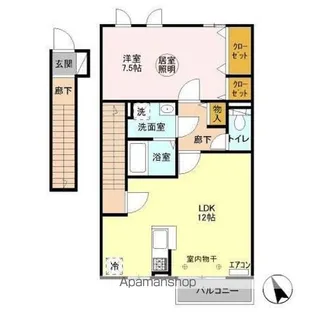 マスカレード ギャレー【2階】の間取り