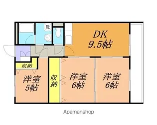 パノラミック仙丈【203号室】の間取り