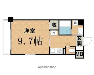 LES.FONTAINE聖蹟【3階】の間取り