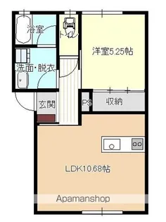 プリムラ A【202号室】の間取り