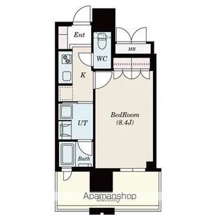 ローレルタワー名古屋栄【5階】の間取り