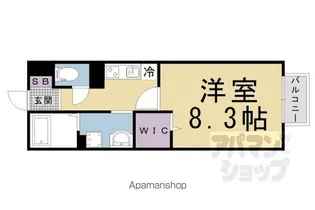 スタシオン東野・アクシス A棟【207号室】の間取り