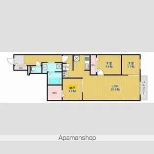 the residence 南平岸【213号室】の間取り