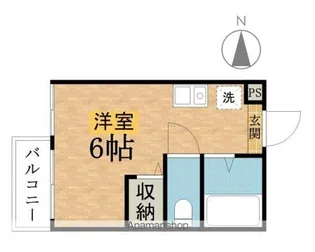 マイシェル片倉【303号室】の間取り